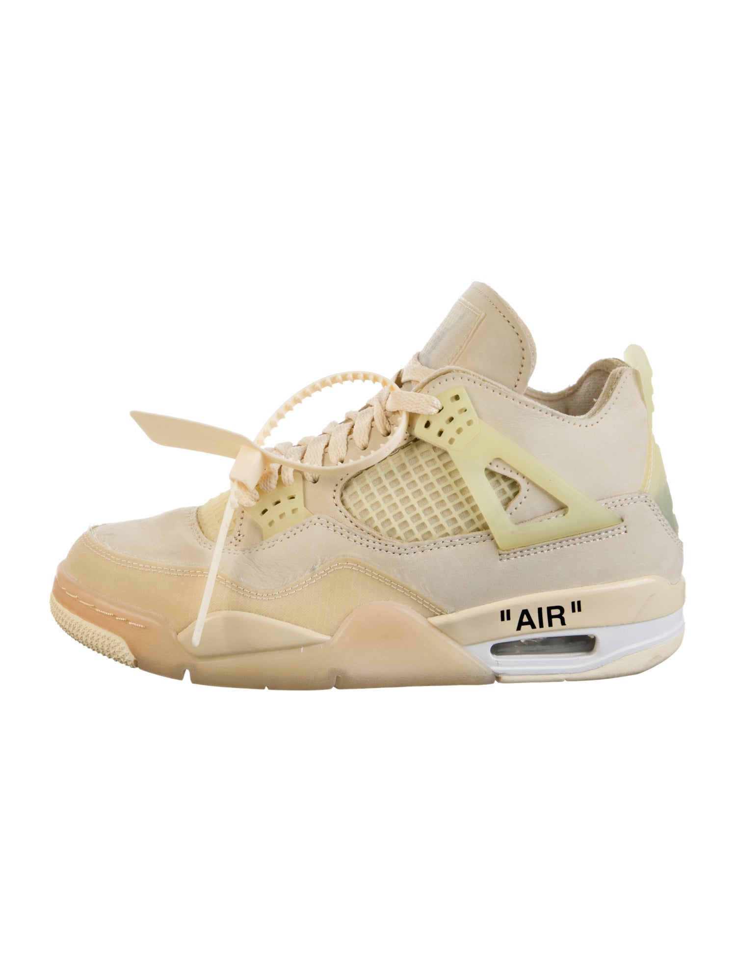 Off-White x Jordan 4 Retro Sail (W) Wedge Sneakers