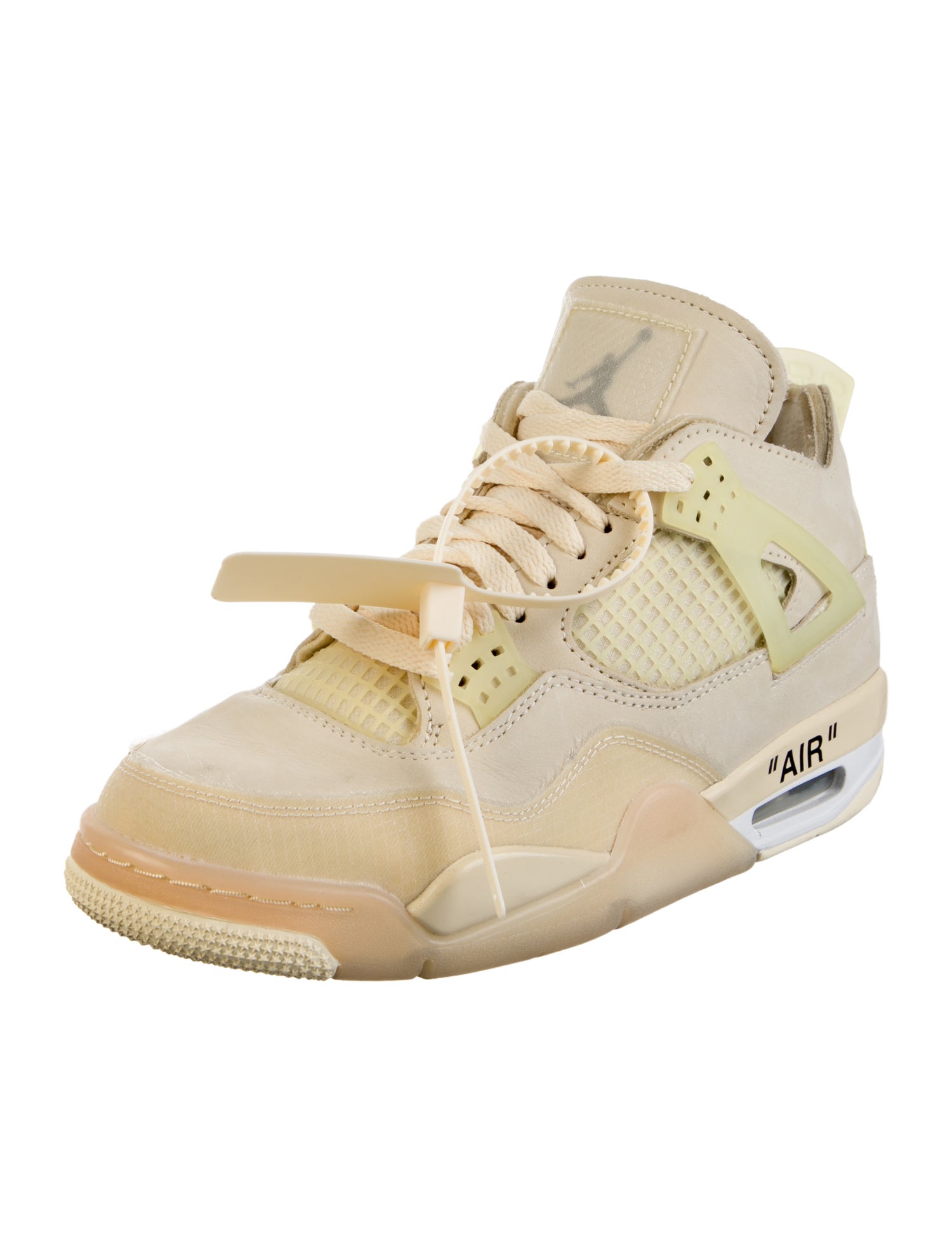 Off-White x Jordan 4 Retro Sail (W) Wedge Sneakers