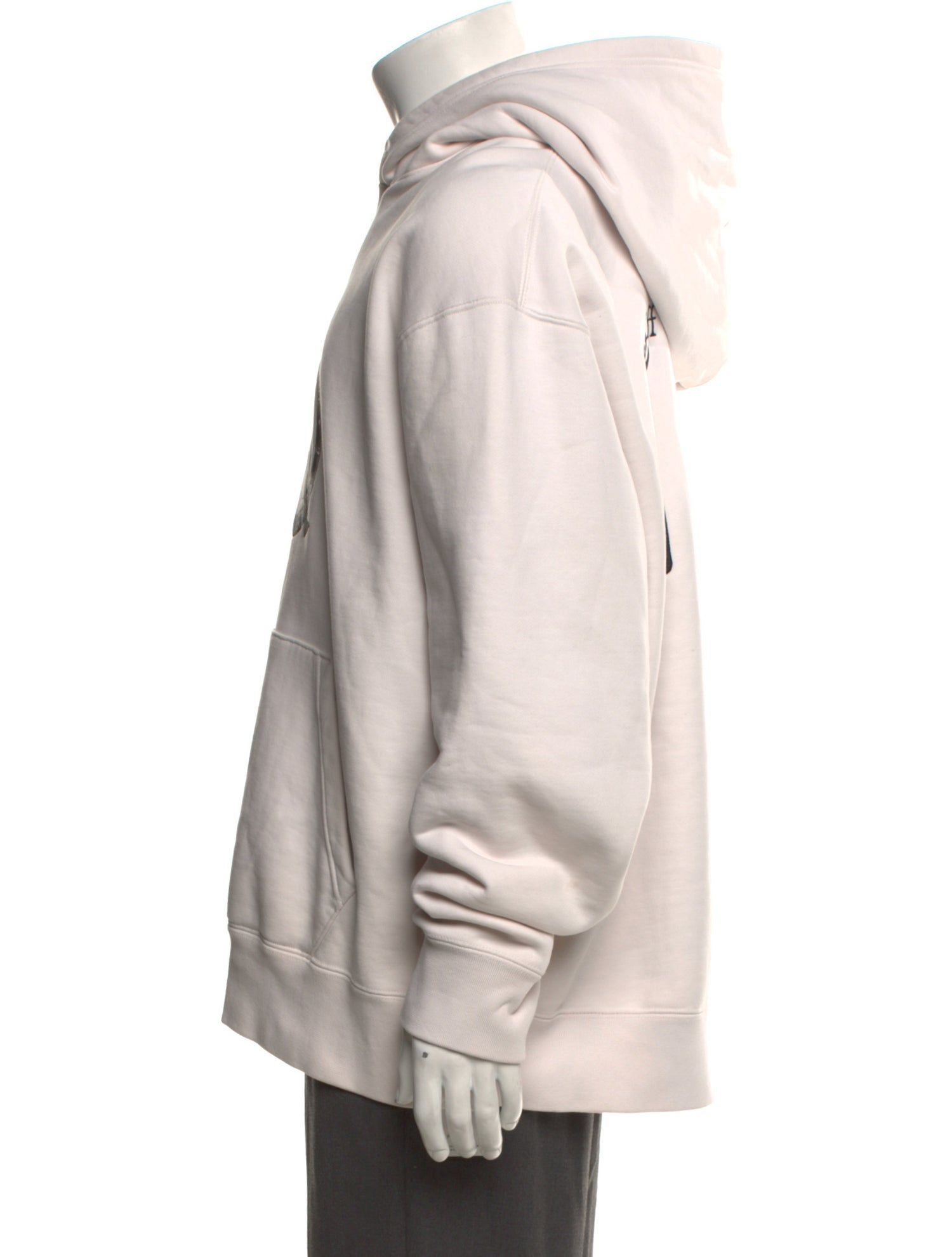 Off-White x Jordan Graphic Print V-Neck Hoodie