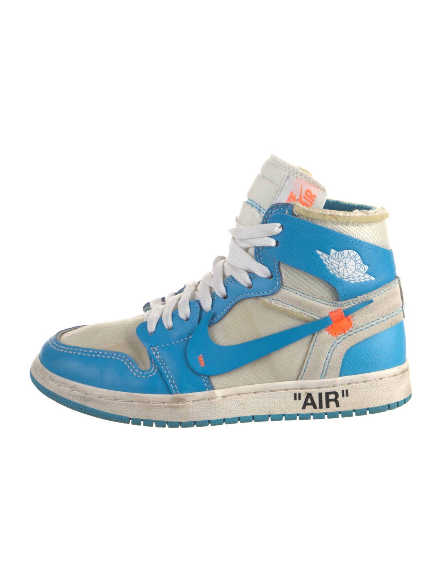 Off-White x Jordan Jordan 1 Retro High Off-White University Blue Sneakers