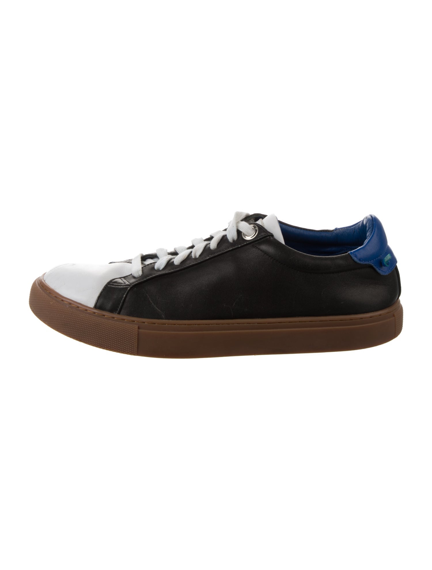 OPP France Vintage Leather Sneakers