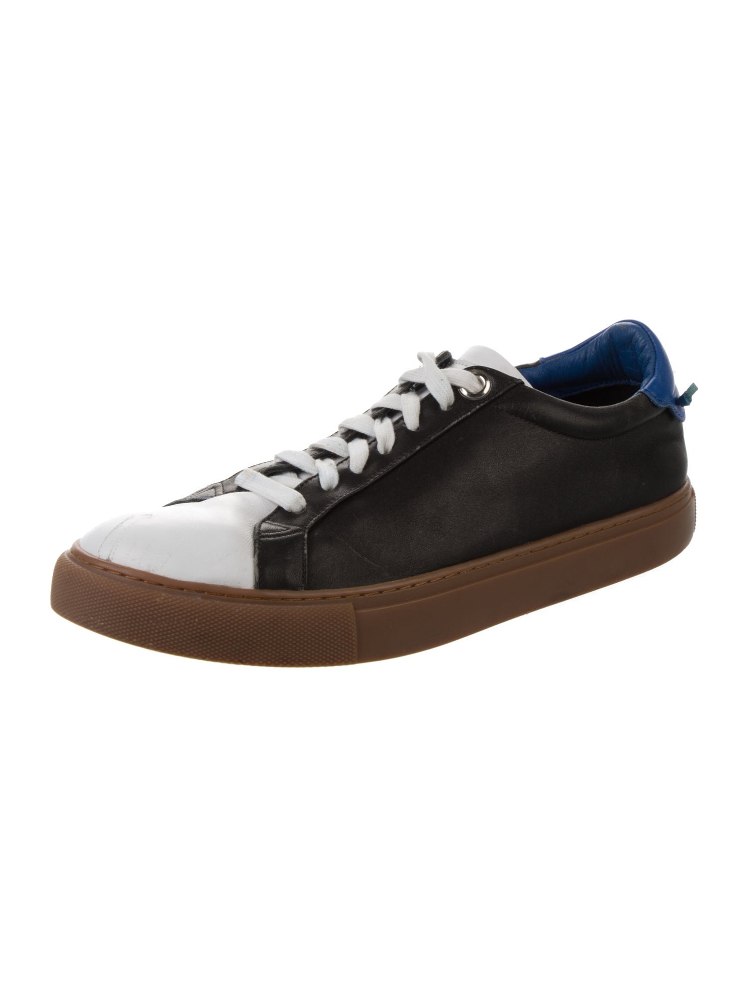 OPP France Vintage Leather Sneakers