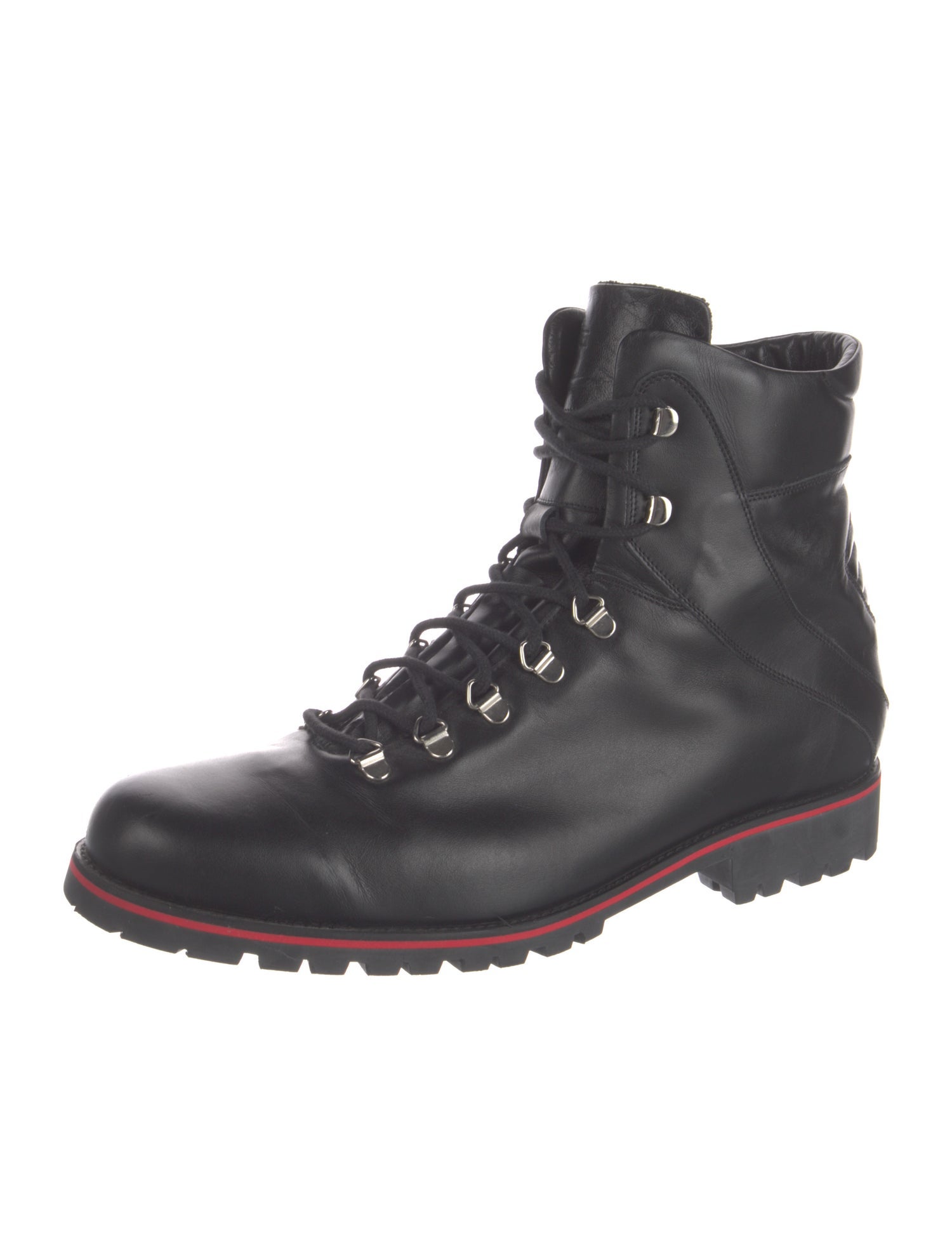 Ogier Leather Combat Boots