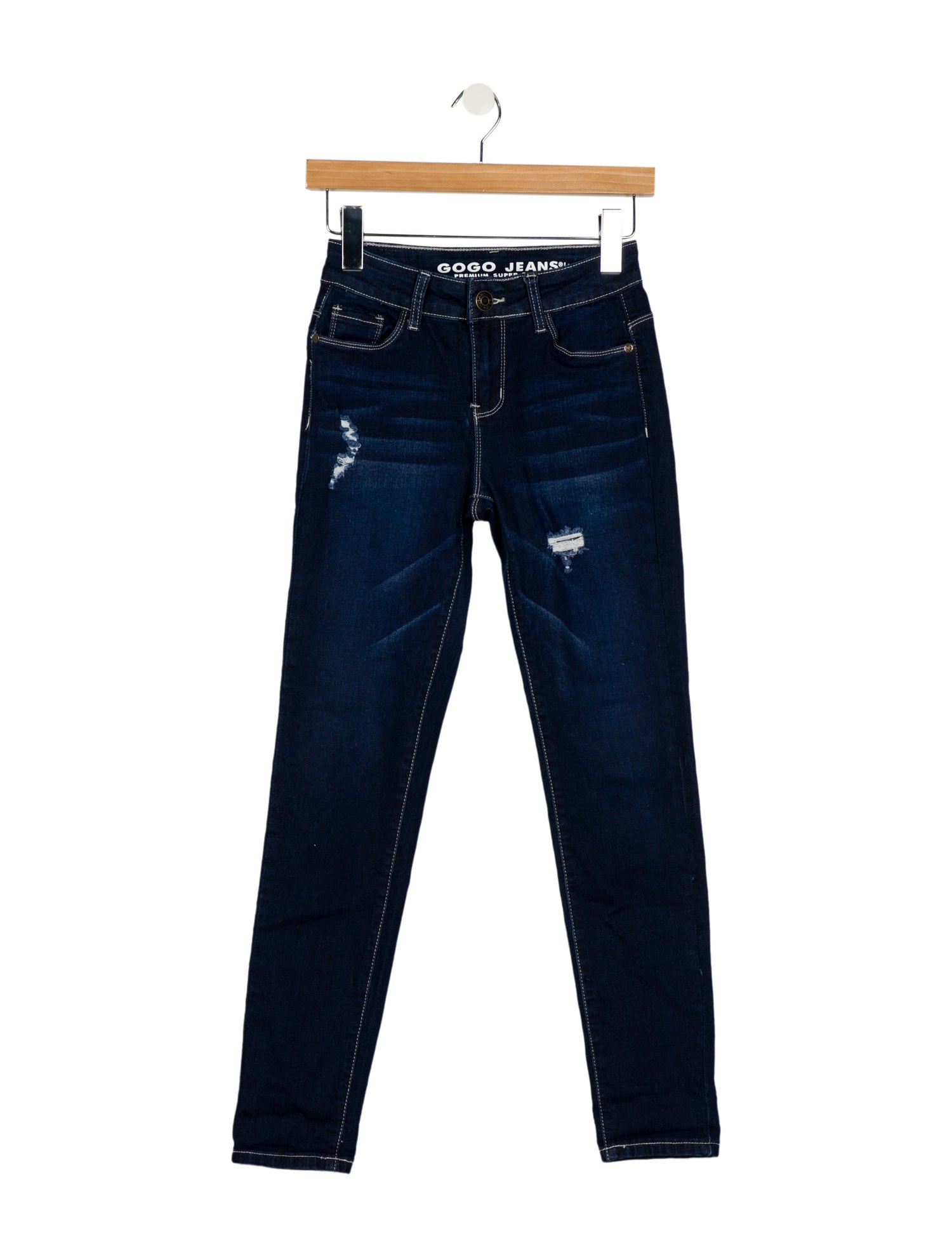 GOGO Mid-Rise Skinny Leg Jeans