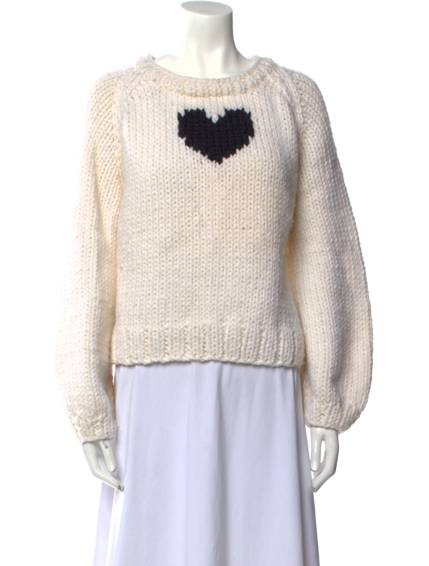 GOGO Wool Graphic Print Sweater