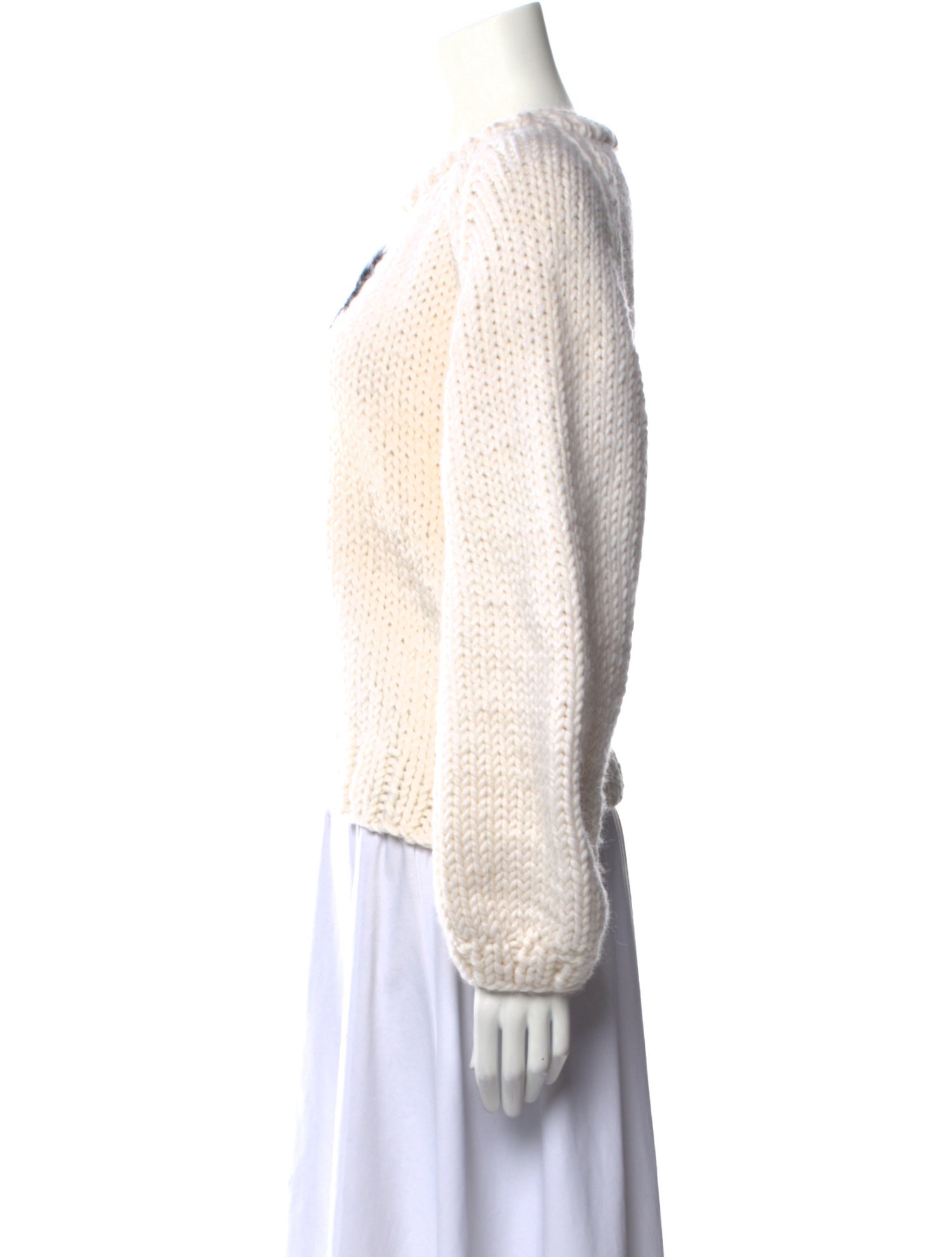 GOGO Wool Graphic Print Sweater