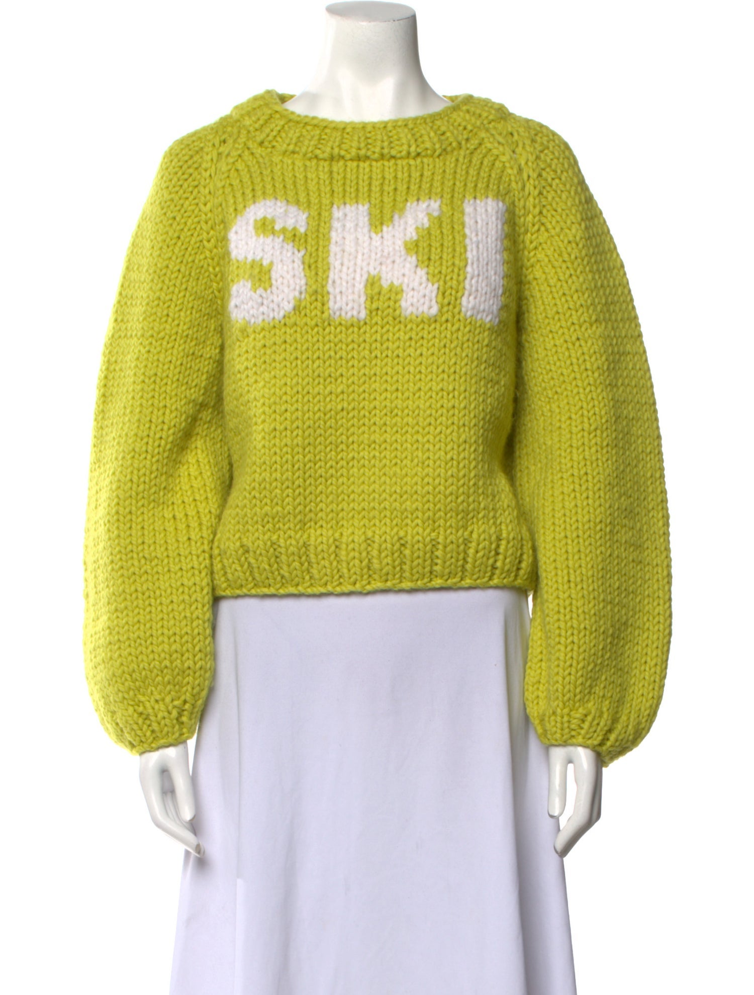 GOGO Wool Graphic Print Sweater