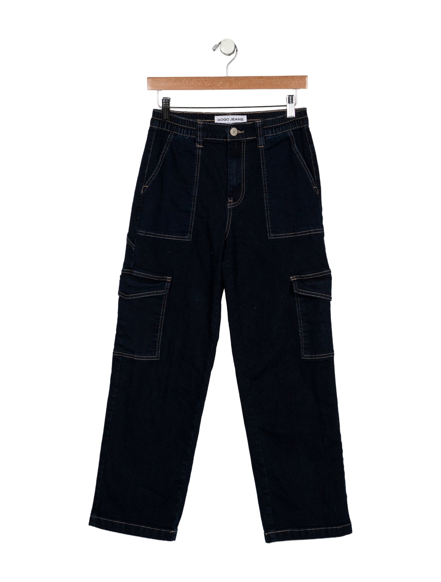 GOGO Mid-Rise Wide Leg Jeans