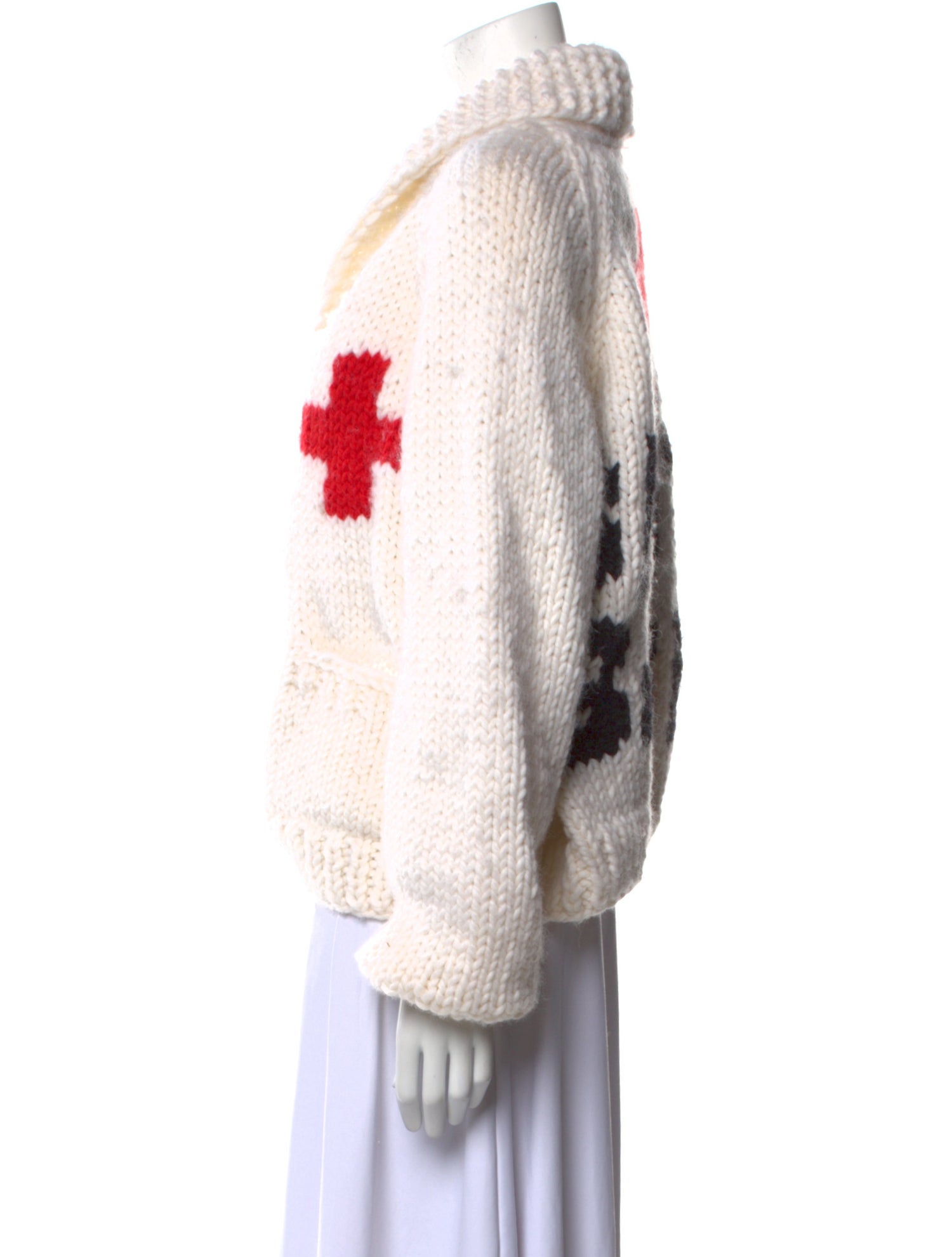 GOGO Wool Mock Neck Sweater