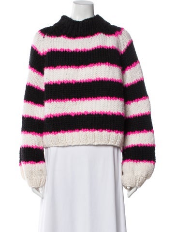 Pre-owned Gogo Wool Striped Sweater In Multi