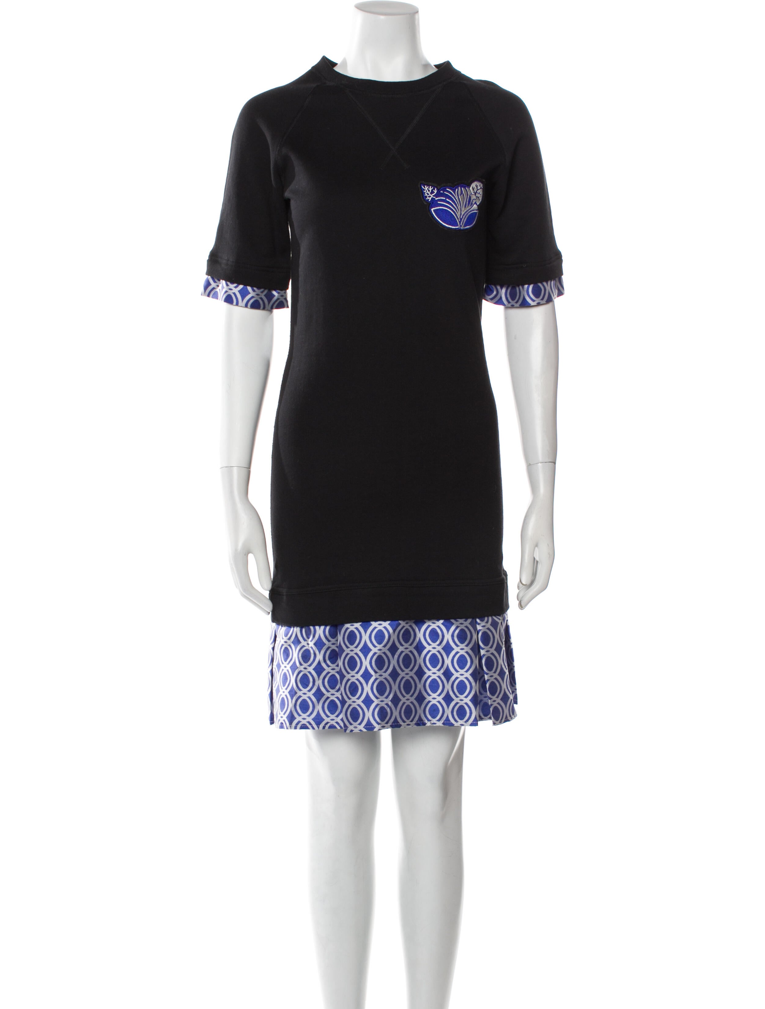 Ostwald Helgason Printed Knee-Length Dress