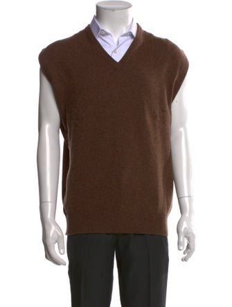 O'Connell's Lambswool V-Neck Sweater Vest