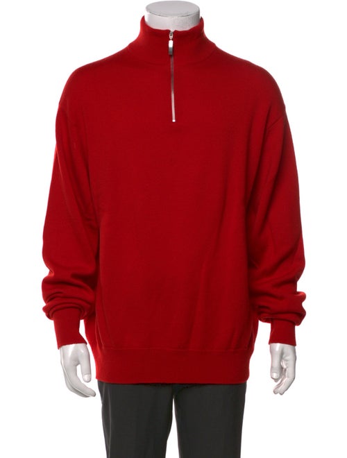 O'Connell's Merino Wool Mock Neck Pullover