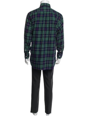 O'Connell's Plaid Print Long Sleeve Shirt