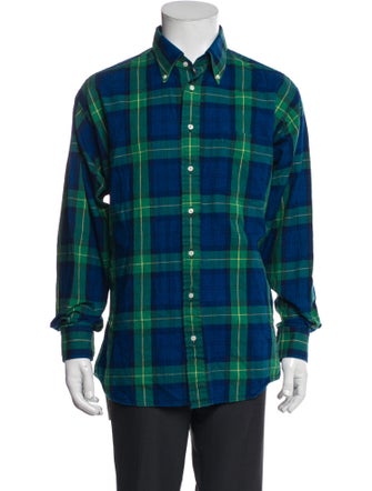 O'Connell's Plaid Print Long Sleeve Shirt