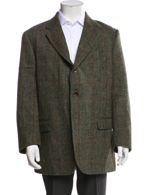 O'Connell's Virgin Wool Tweed Pattern Peacoat