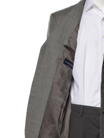 Old Joe Brand Wool Houndstooth Print Blazer