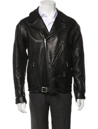 Old Joe Brand Leather Moto Jacket