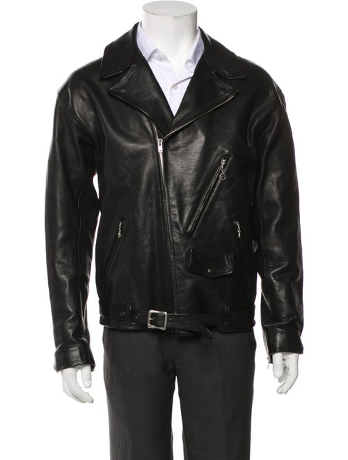 Old Joe Brand Leather Moto Jacket