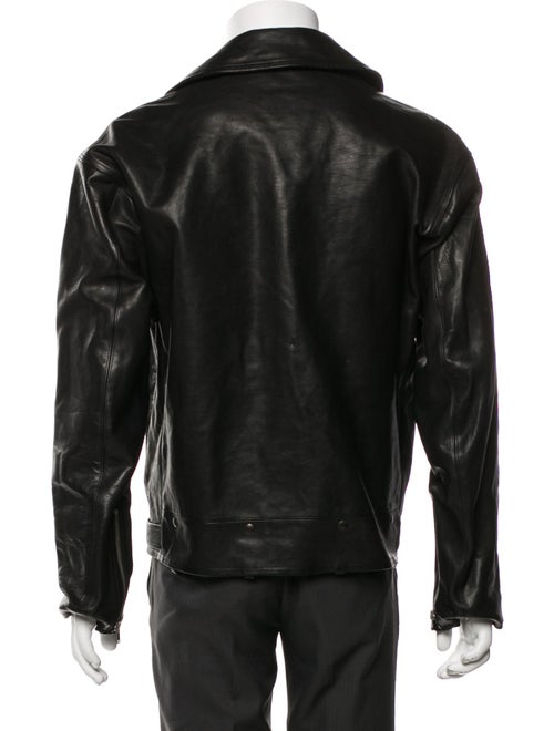 Old Joe Brand Leather Moto Jacket