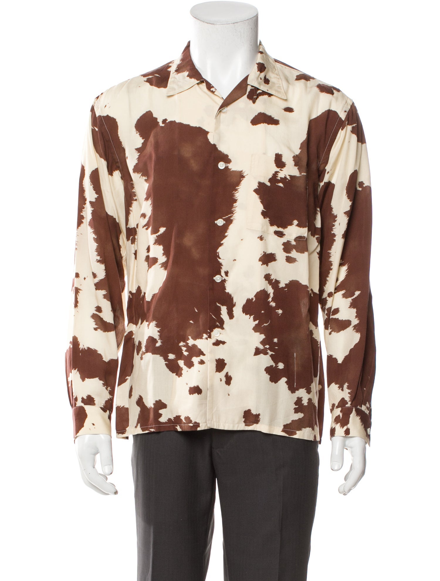 Old Joe Brand Tie-Dye Print Long Sleeve Shirt