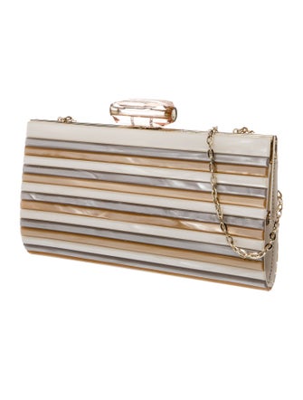 Overture Judith Leiber Mother Of Pearl Minaudière