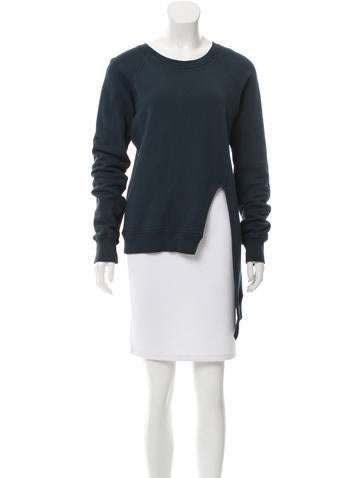 Oak Asymmetrical Long Sleeve Sweater