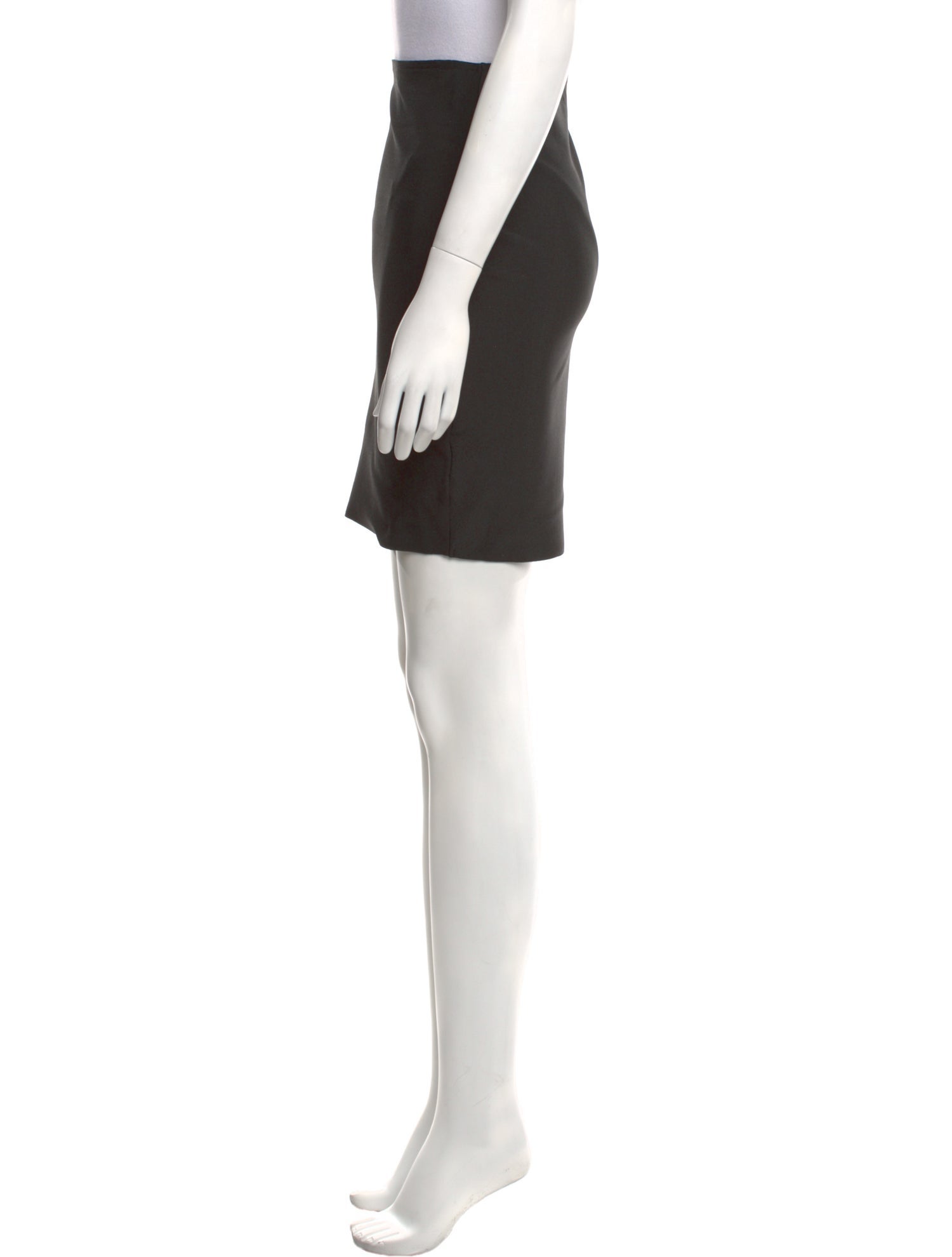 OAK Raw-Edge Trim Mini Skirt