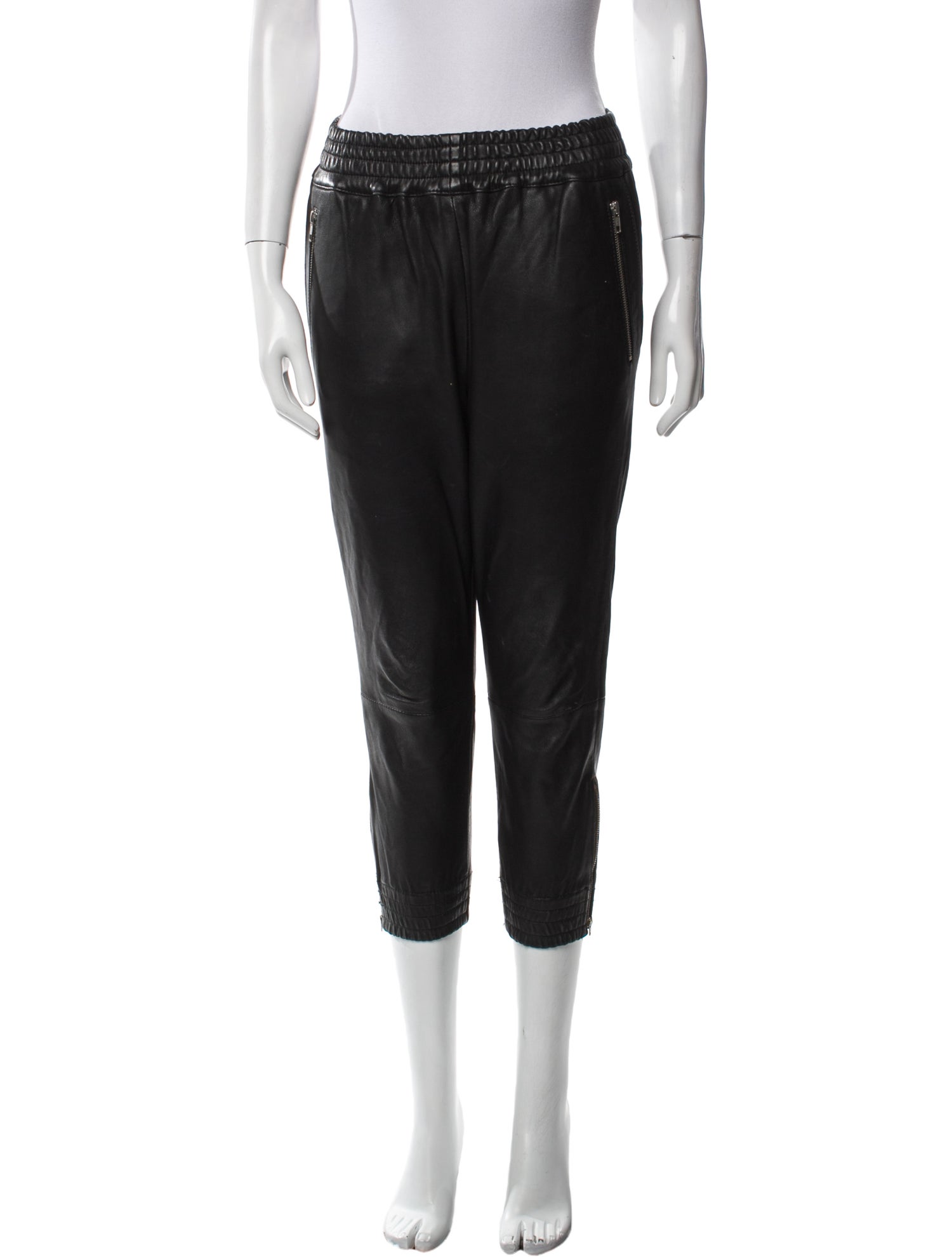 OAK Leather Skinny Leg Pants