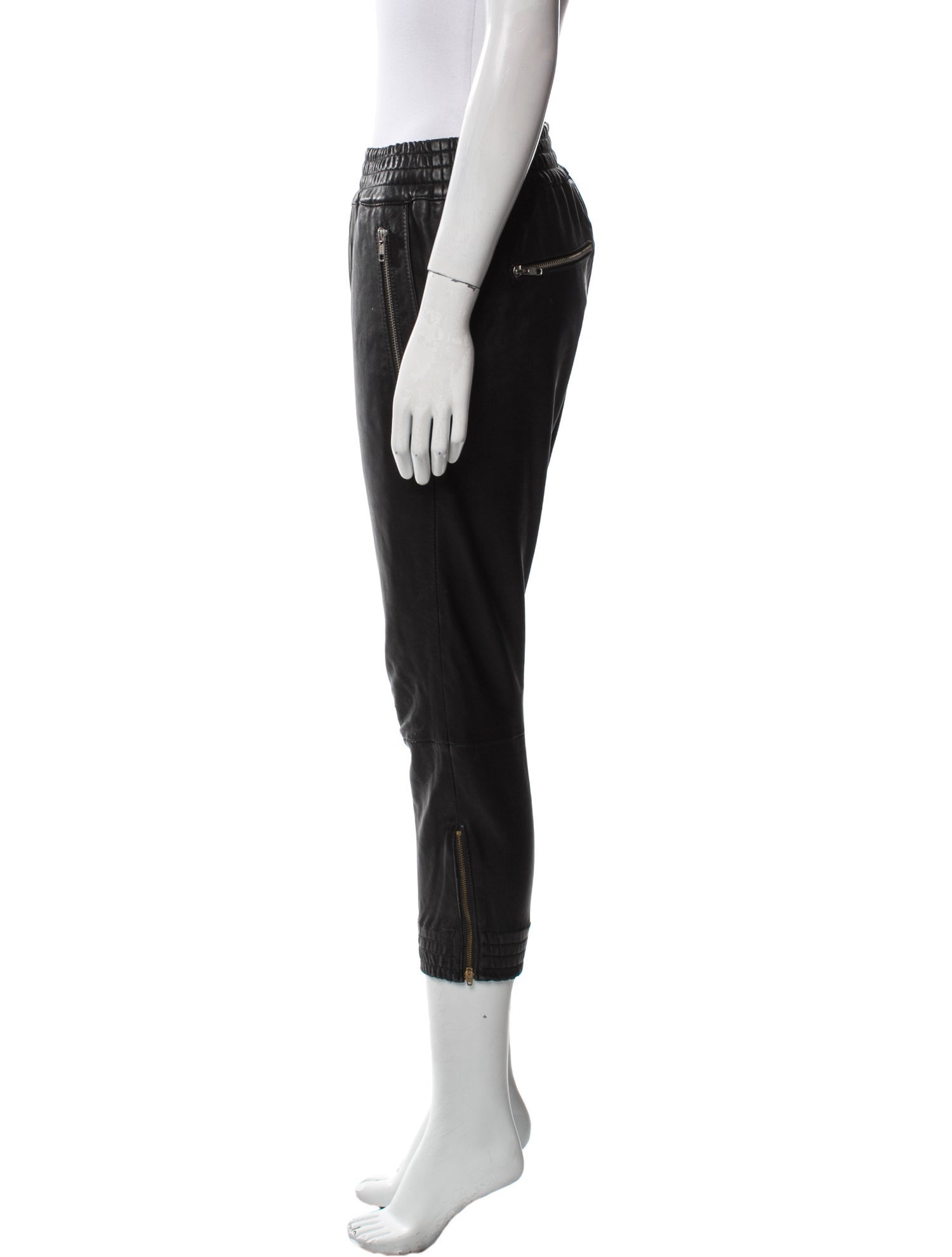 OAK Leather Skinny Leg Pants