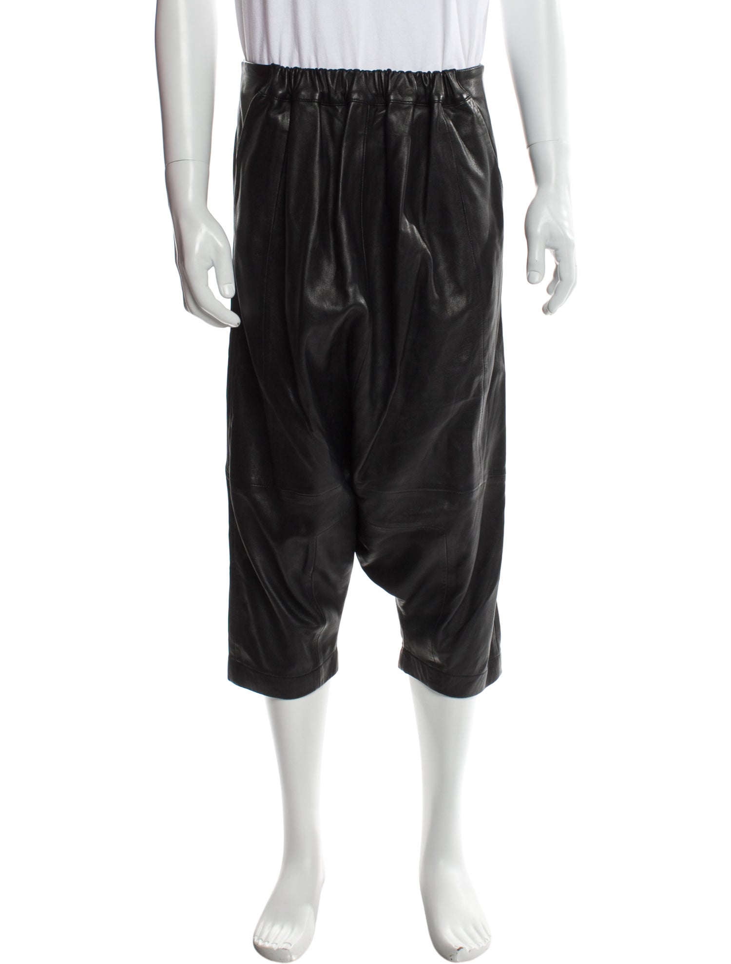 OAK Leather Jogger Shorts