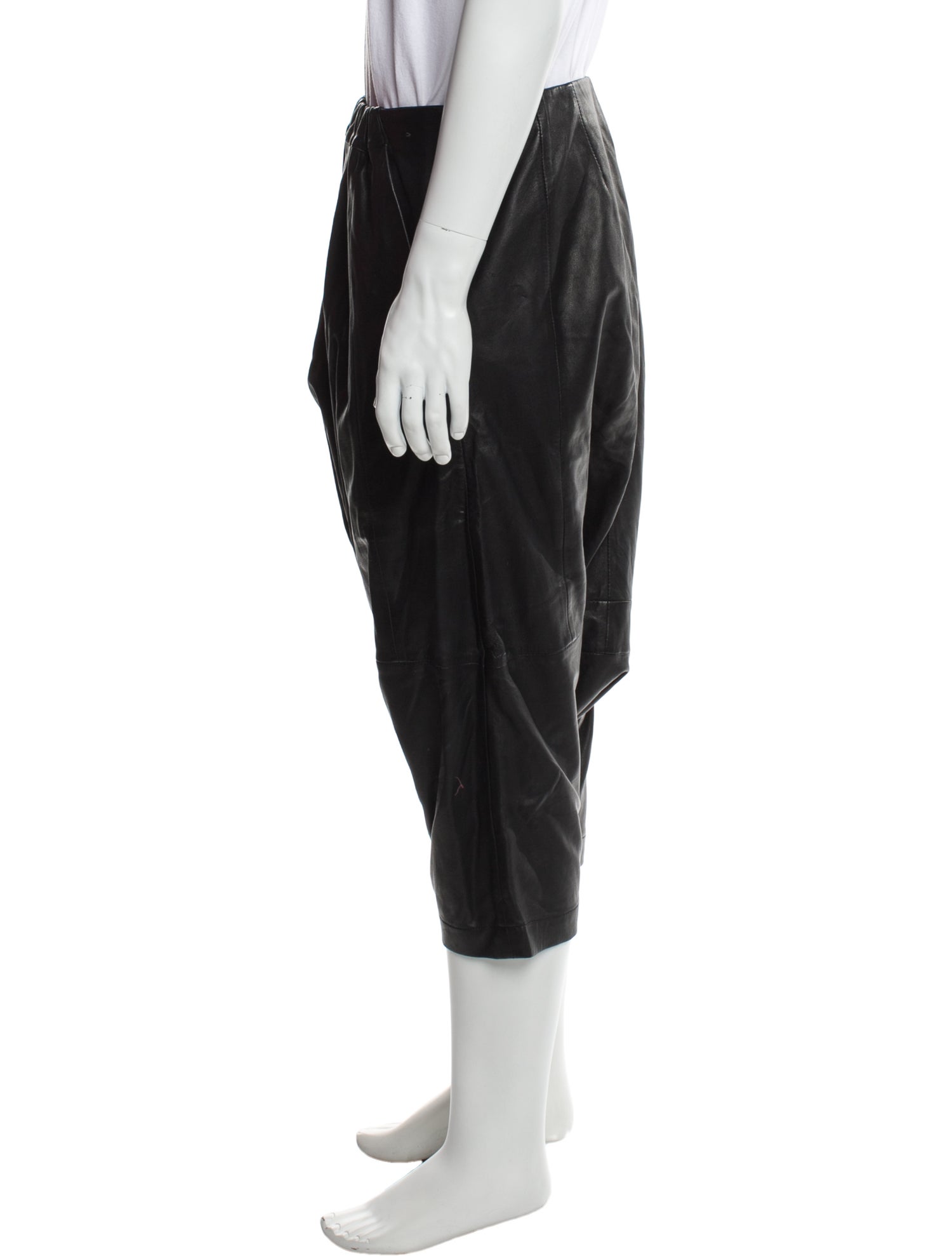 OAK Leather Jogger Shorts