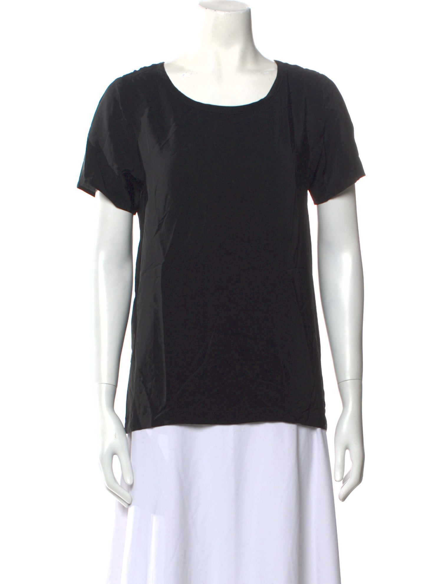 OAK Silk Scoop Neck T-Shirt