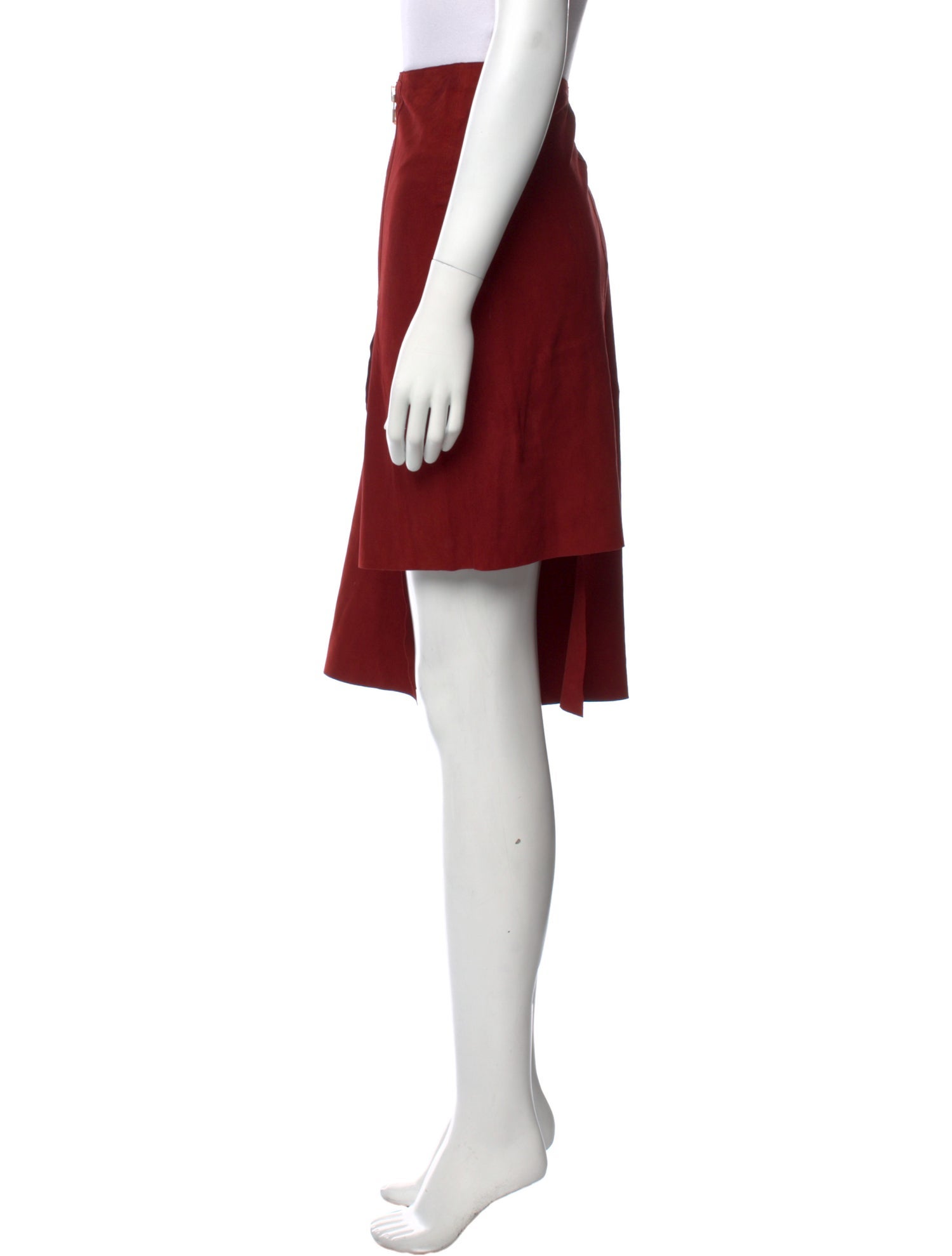 OAK Suede Knee-Length Skirt w/ Tags