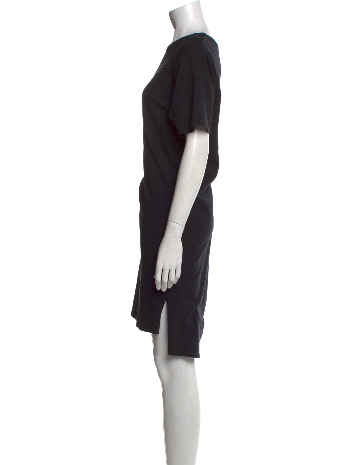 OAK Scoop Neck Knee-Length Dress