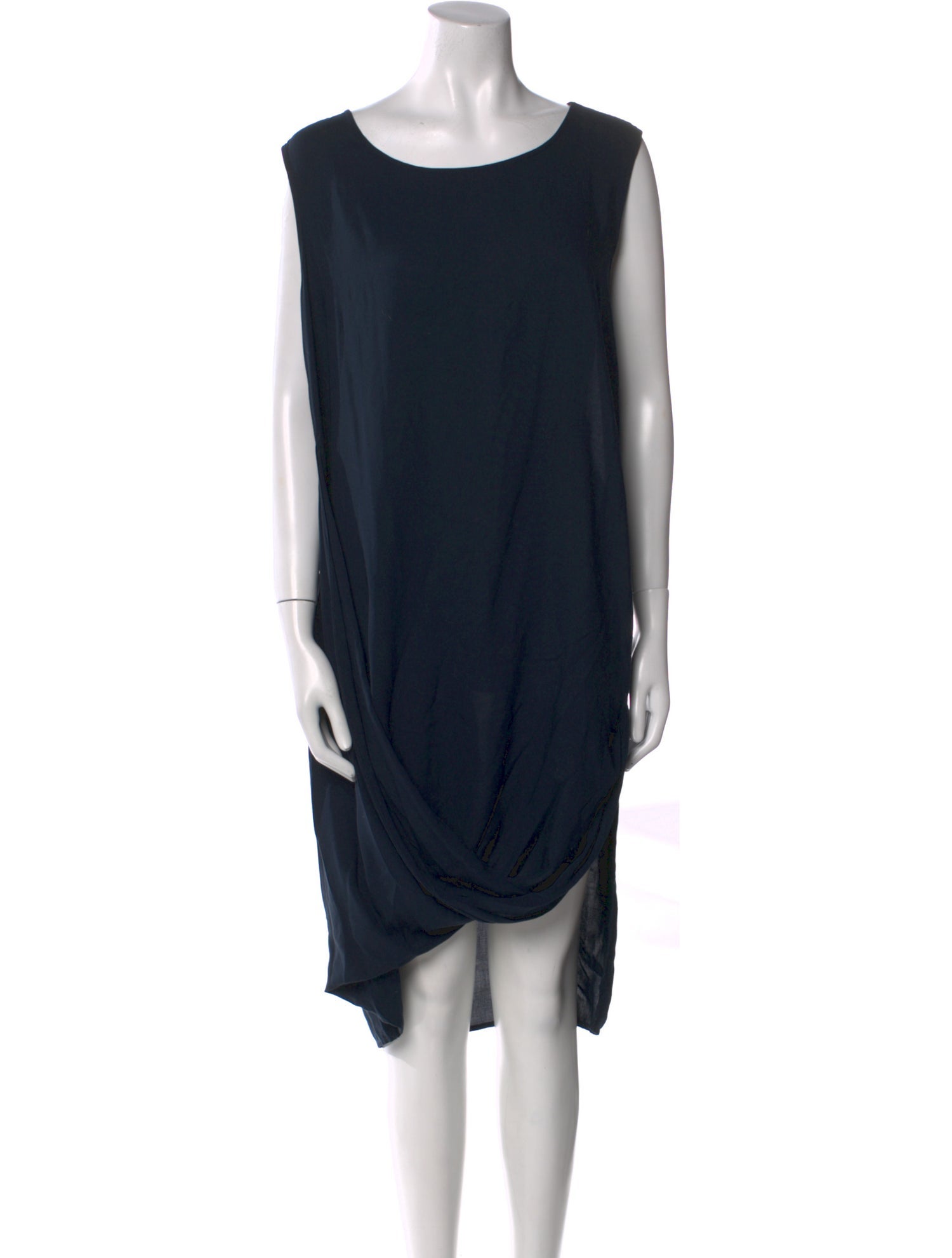 OAK Bateau Neckline Knee-Length Dress