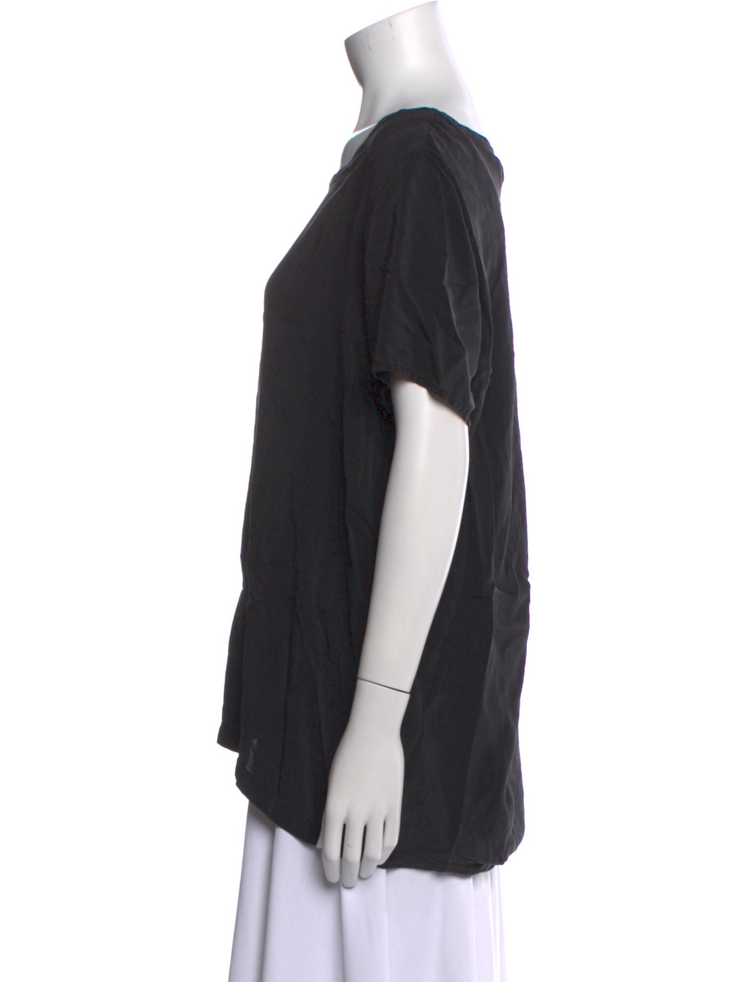 OAK Silk Scoop Neck T-Shirt