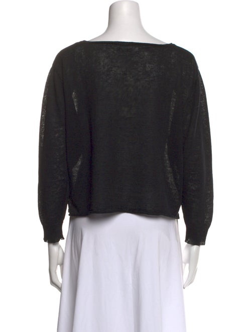 OAK Linen Scoop Neck Sweater