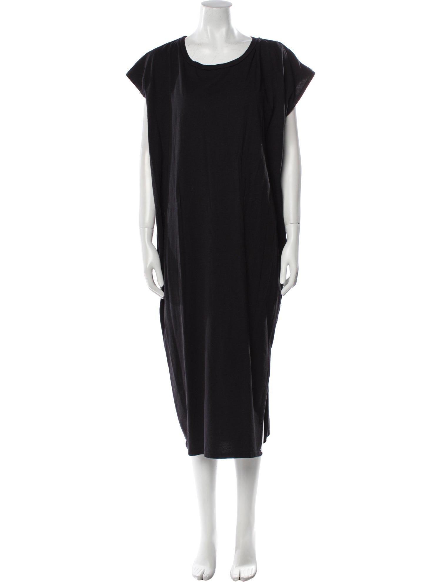 OAK Scoop Neck Long Dress