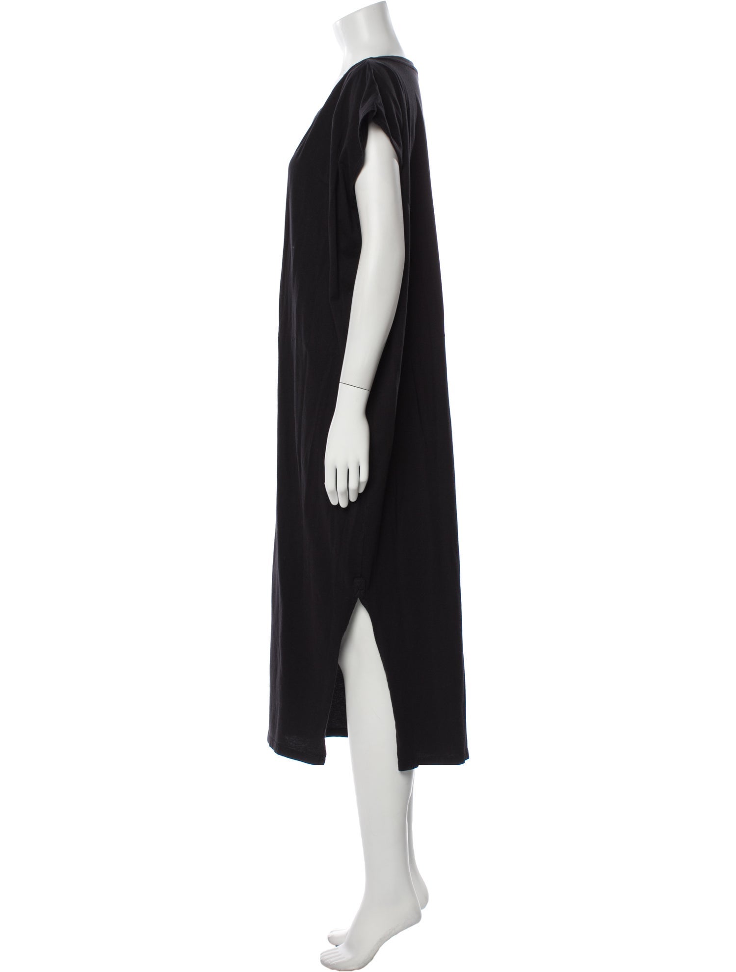 OAK Scoop Neck Long Dress