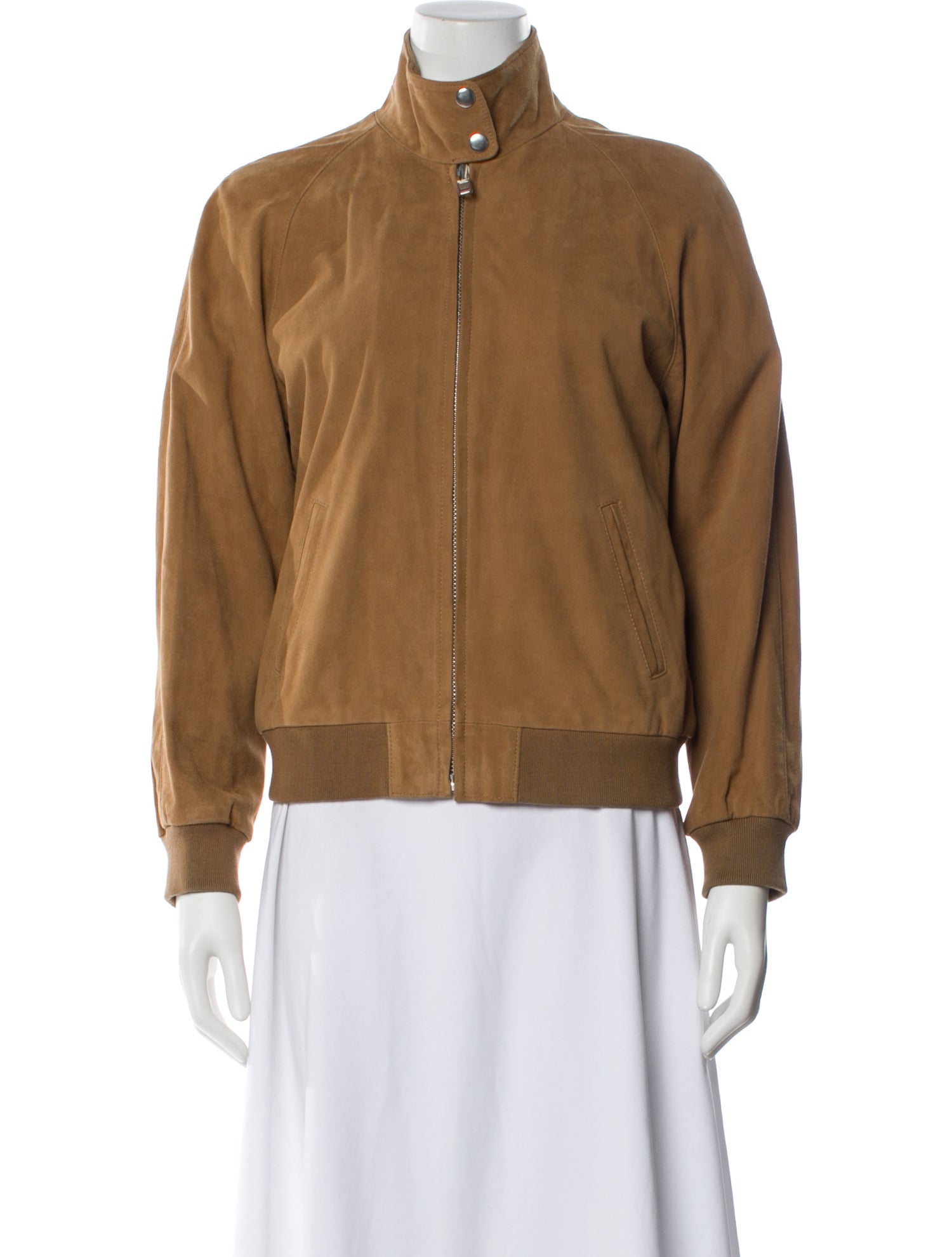 OAK Suede Bomber Jacket