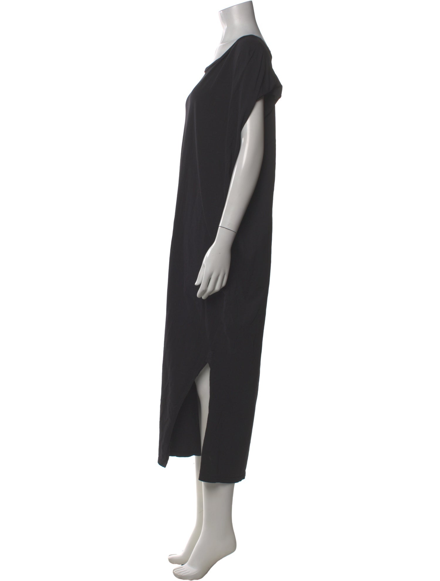OAK Bateau Neckline Long Dress
