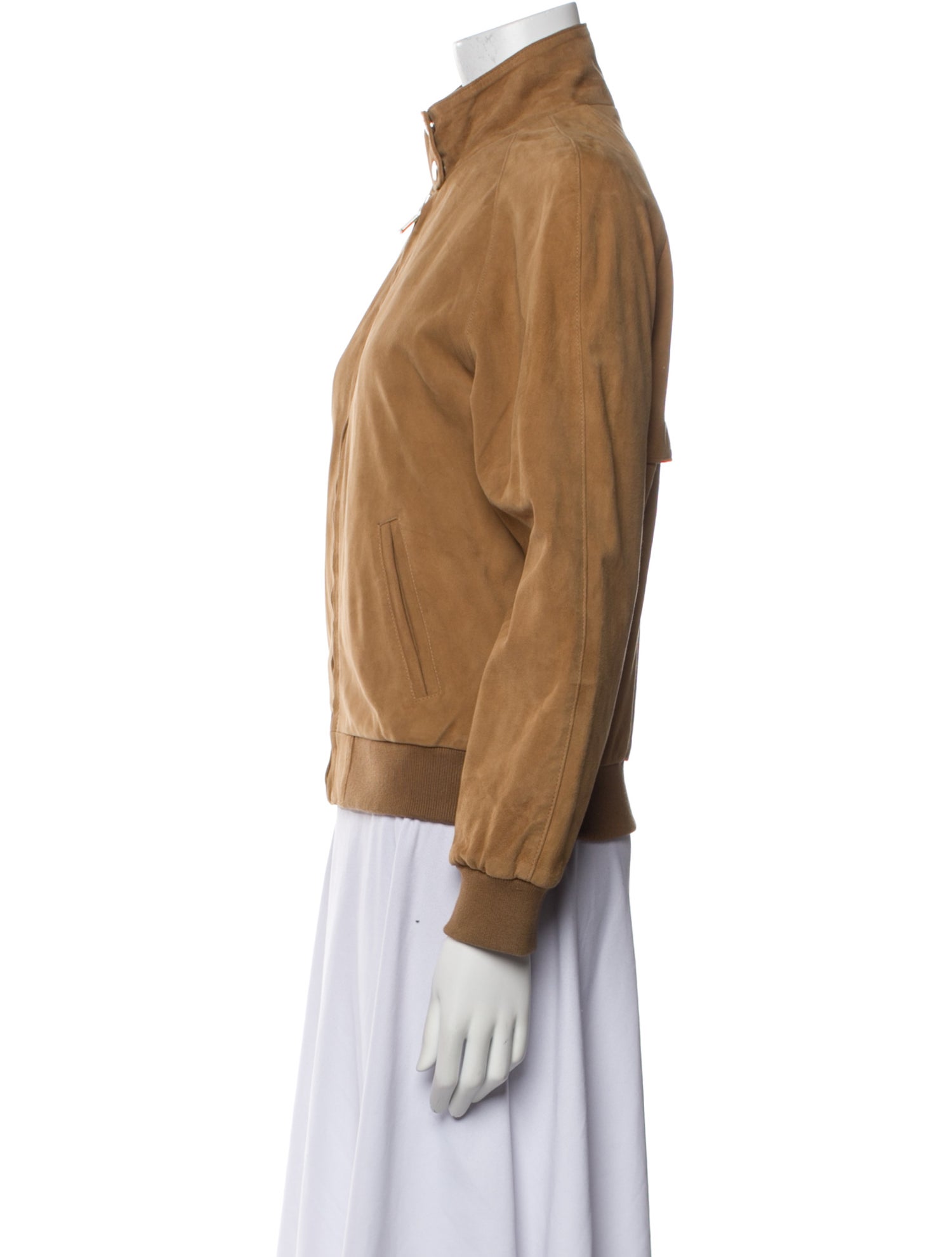 OAK Suede Bomber Jacket