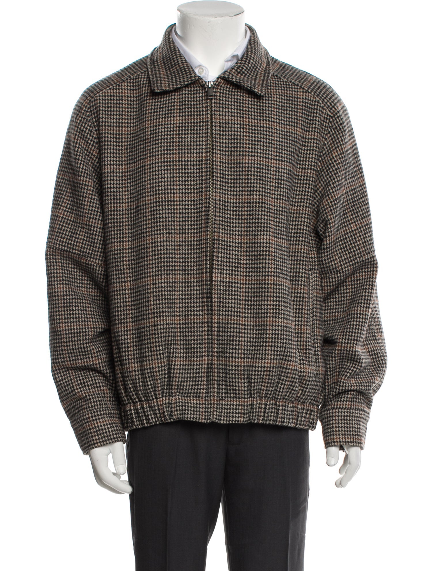 Oak + Fort Houndstooth Print Peacoat