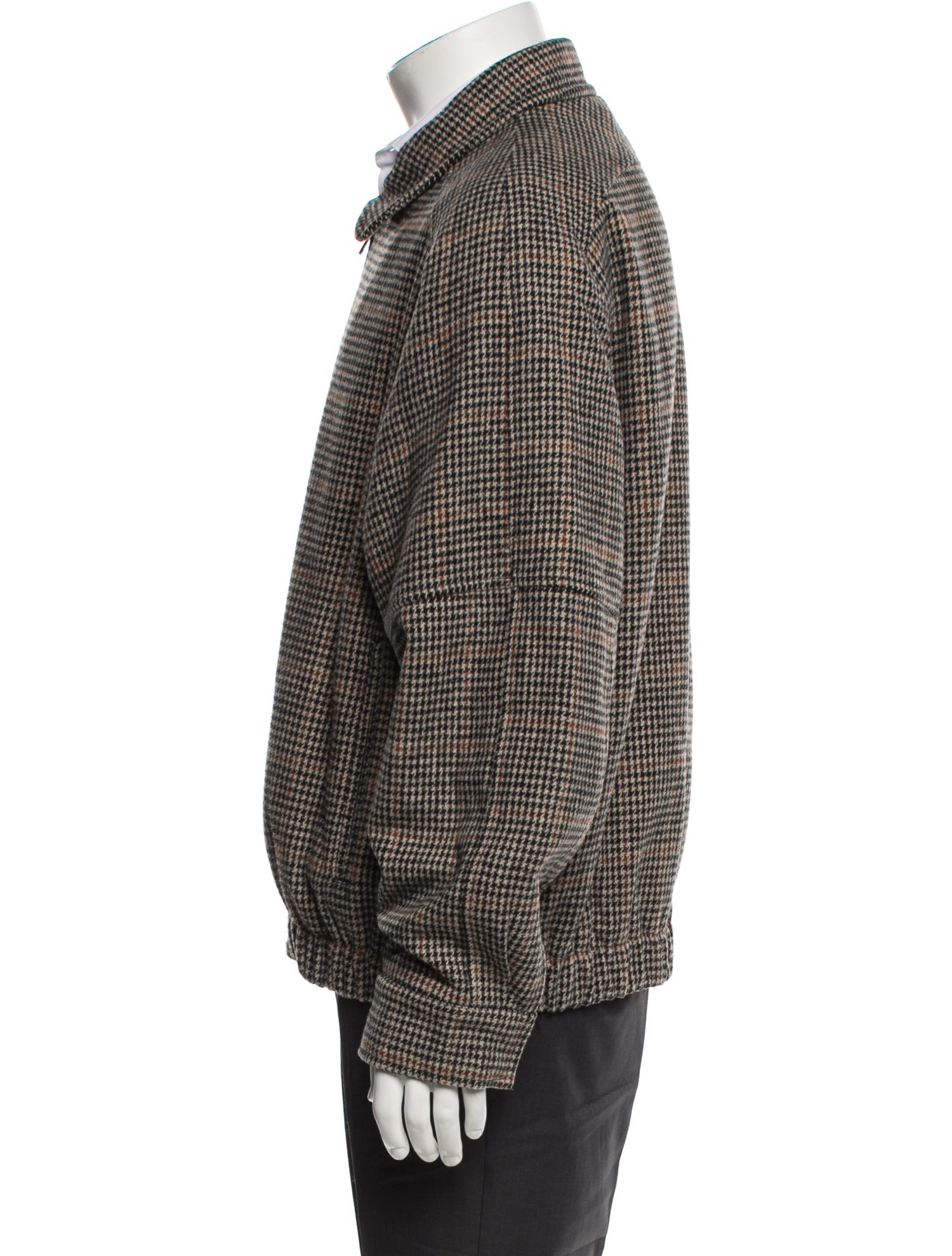 Oak + Fort Houndstooth Print Peacoat