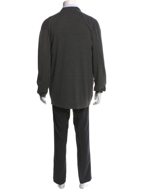 Oak + Fort Open Front Long Sleeve Cardigan