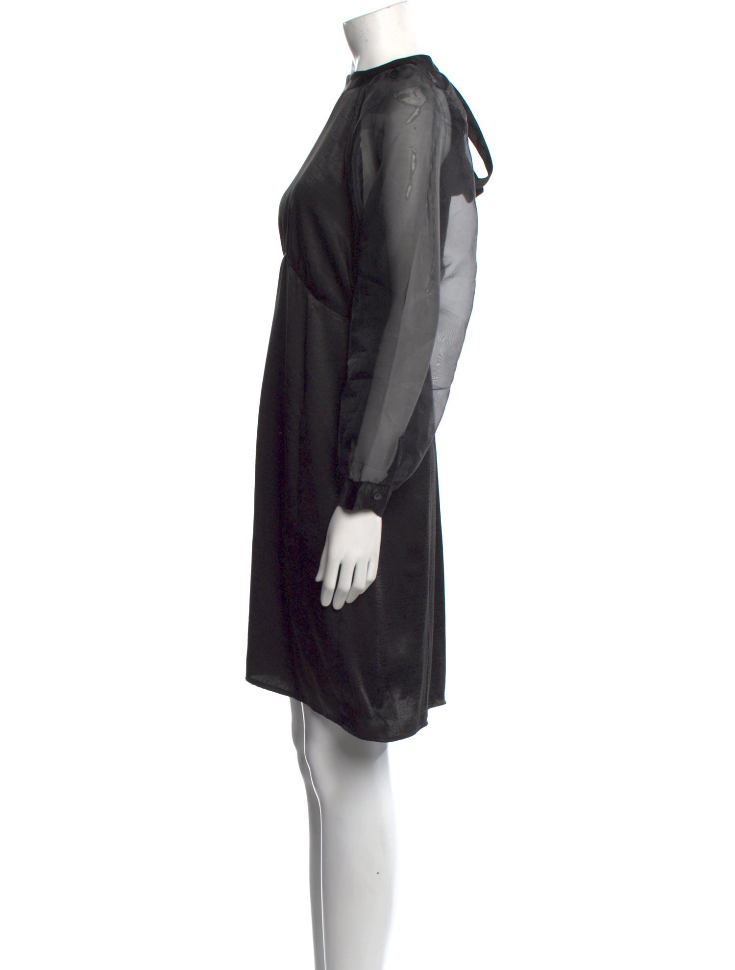 Oak + Fort Crew Neck Knee-Length Dress