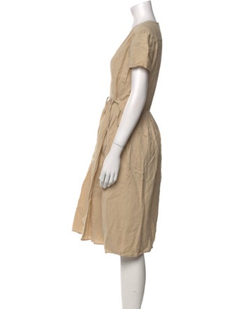 Oak + Fort V-Neck Knee-Length Dress