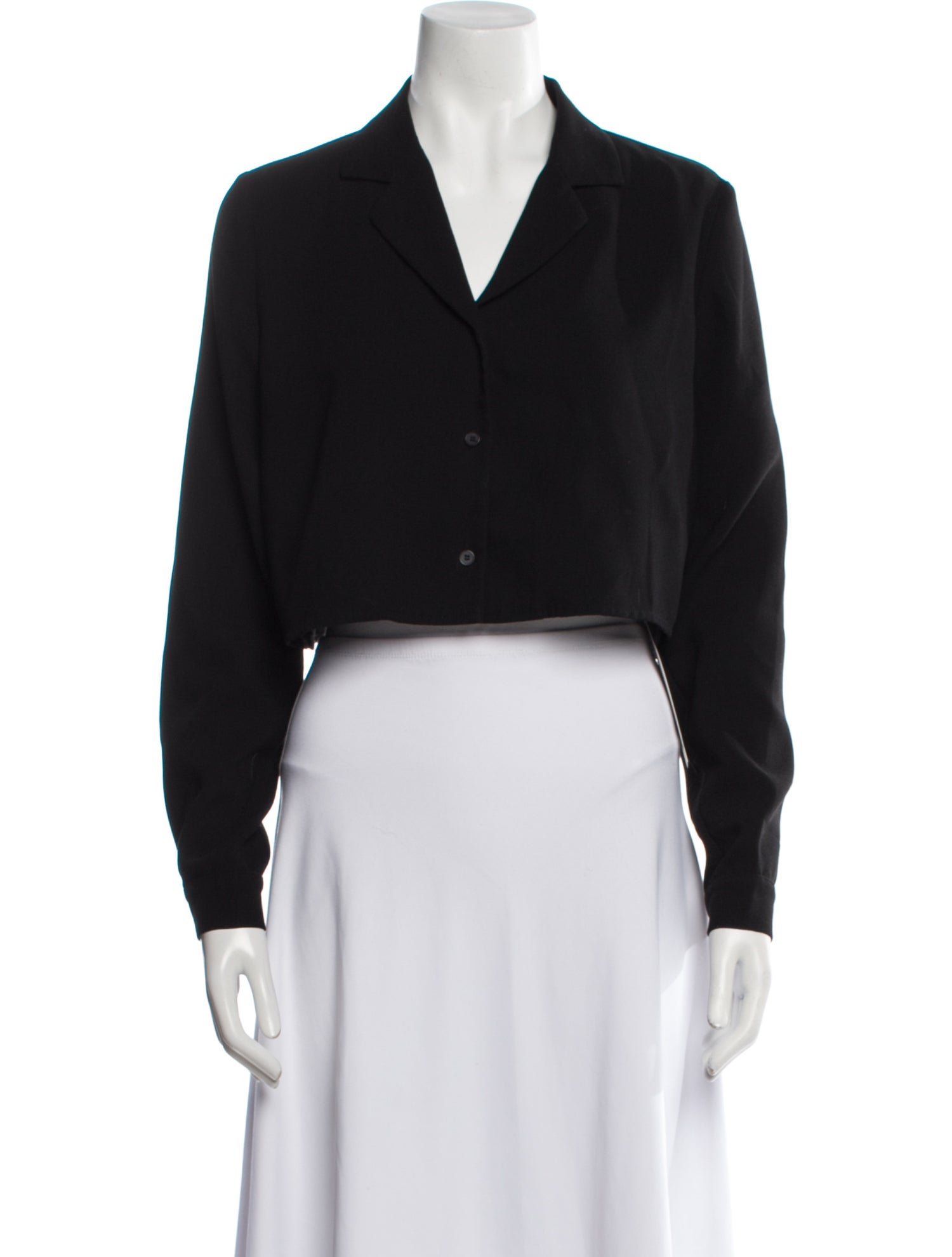 Oak + Fort Long Sleeve Crop Top