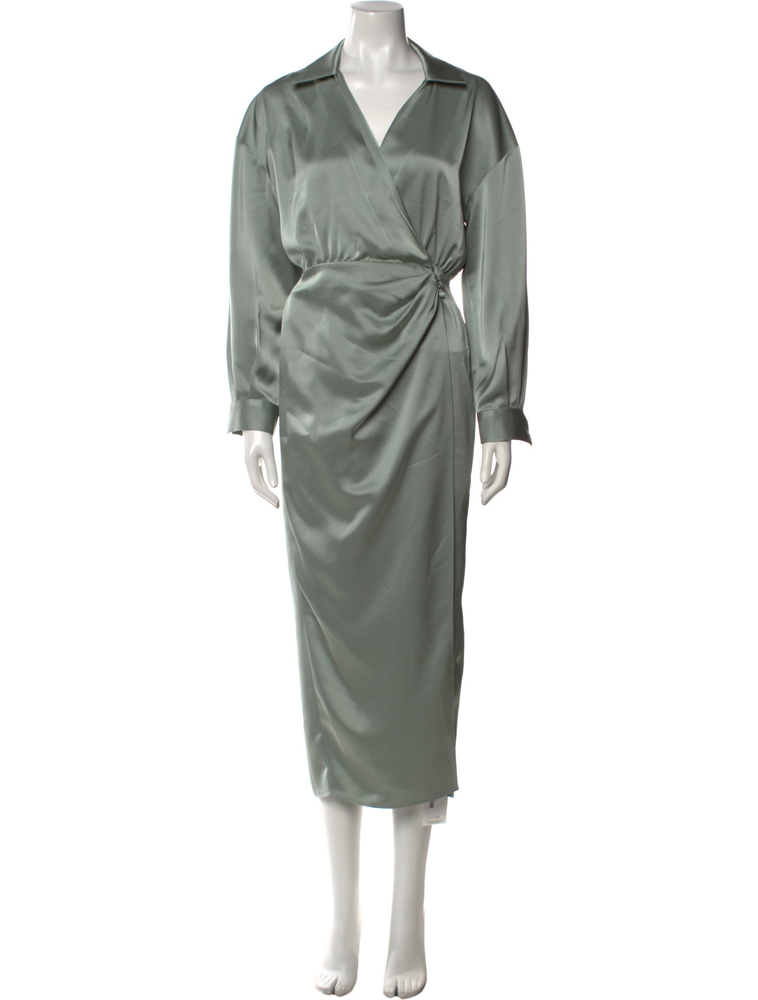 Oak + Fort V-Neck Long Dress